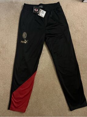 Puma AC Milan black men’s track pants size medium